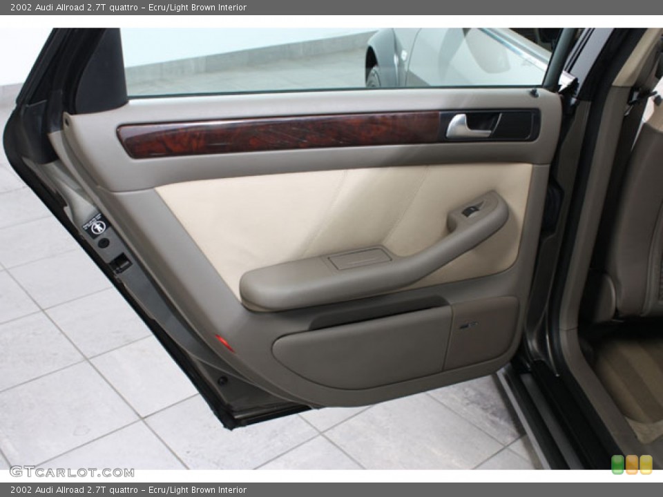 Ecru/Light Brown Interior Door Panel for the 2002 Audi Allroad 2.7T quattro #59500401