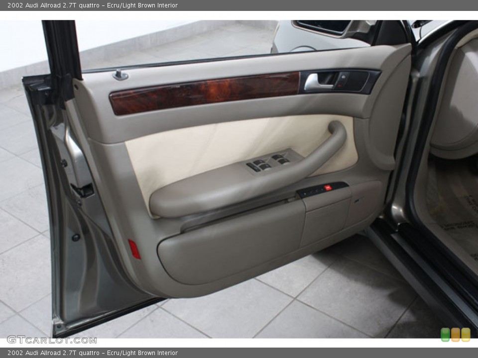 Ecru/Light Brown Interior Door Panel for the 2002 Audi Allroad 2.7T quattro #59500410