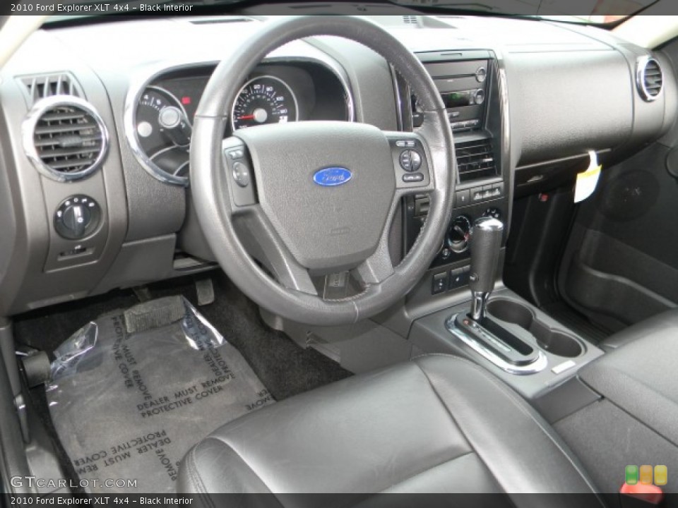 Black Interior Dashboard for the 2010 Ford Explorer XLT 4x4 #59501031