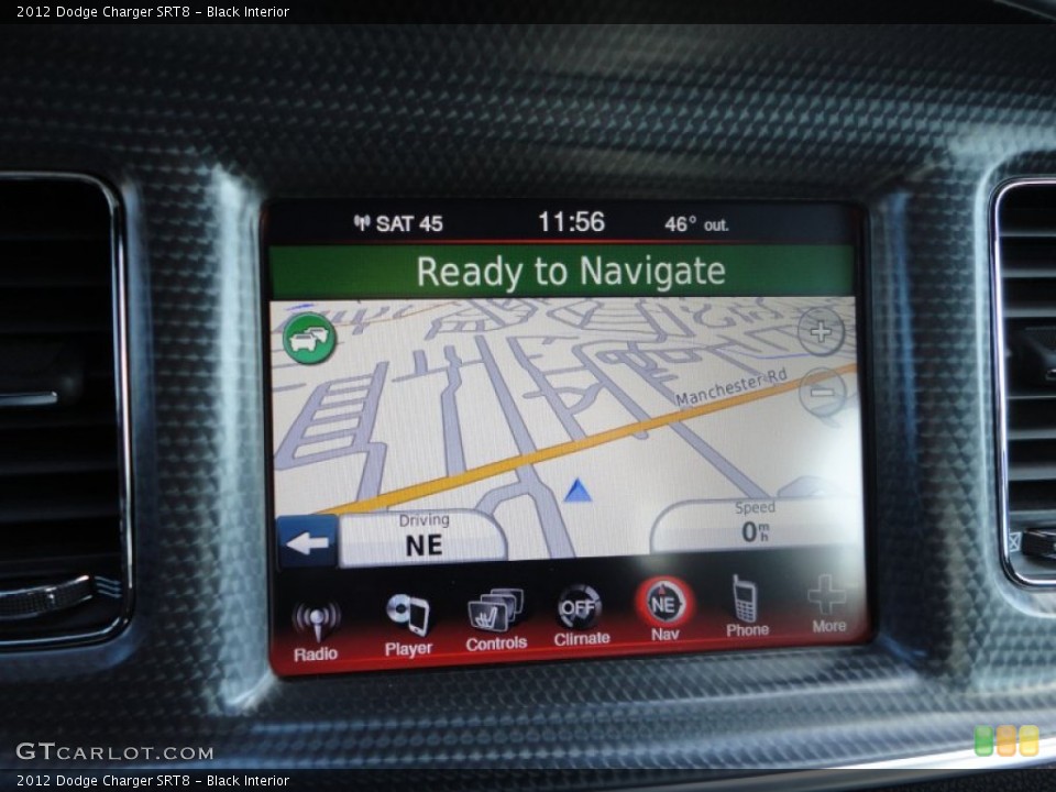 Black Interior Navigation for the 2012 Dodge Charger SRT8 #59501970