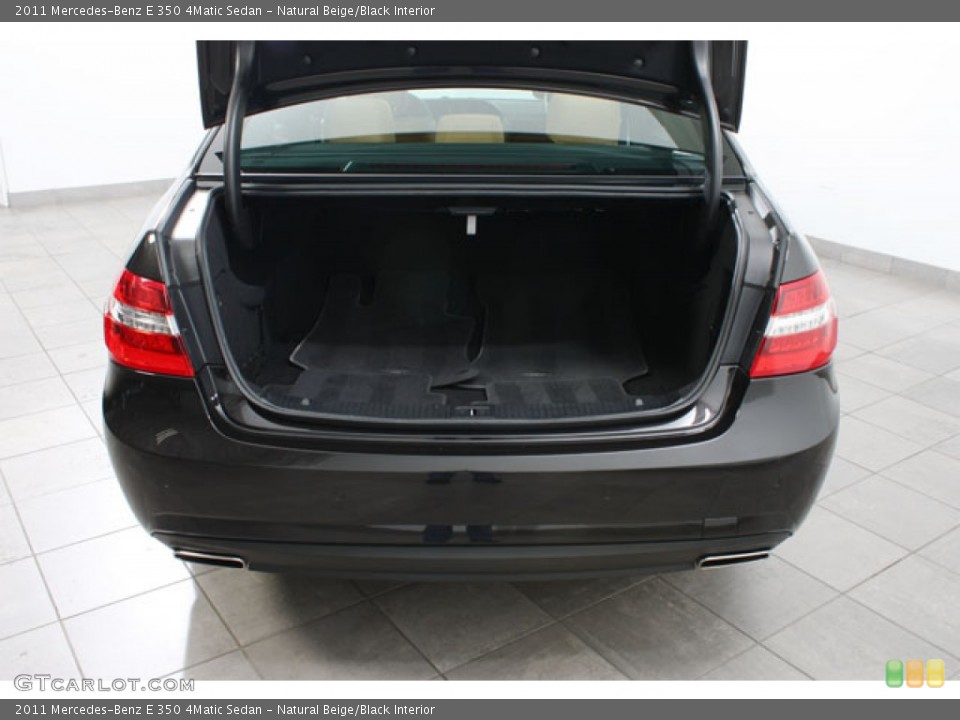 Natural Beige/Black Interior Trunk for the 2011 Mercedes-Benz E 350 4Matic Sedan #59502096