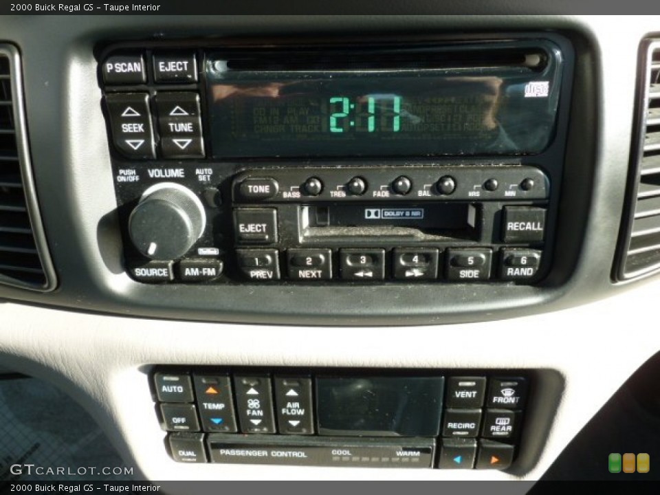 Taupe Interior Controls for the 2000 Buick Regal GS #59503311