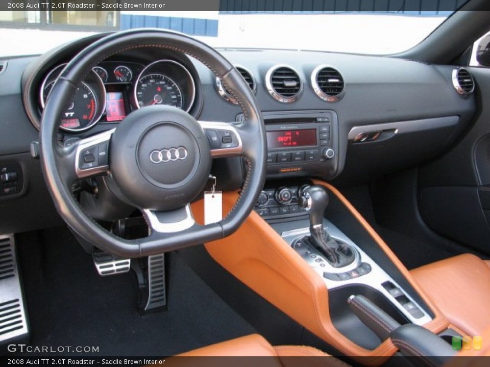 Saddle Brown Interior Dashboard for the 2008 Audi TT 2.0T Roadster #59505402