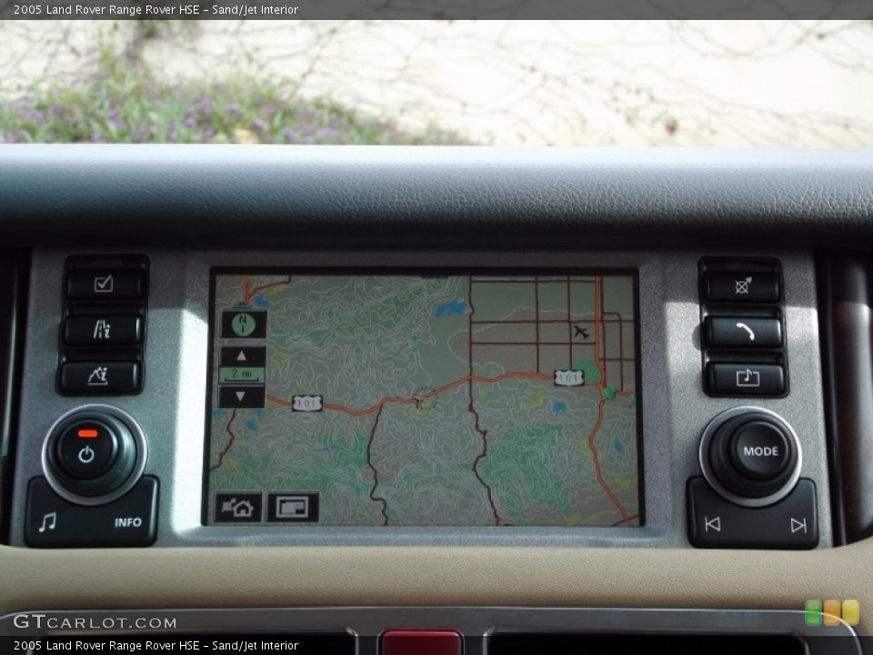 Sand/Jet Interior Navigation for the 2005 Land Rover Range Rover HSE #59507784