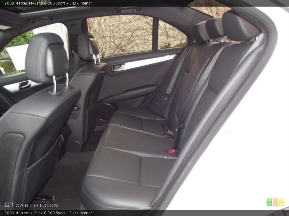 Black Interior Photo for the 2009 Mercedes-Benz C 300 Sport #59508060