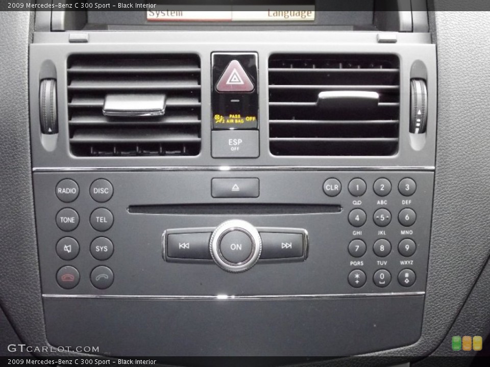 Black Interior Controls for the 2009 Mercedes-Benz C 300 Sport #59508194