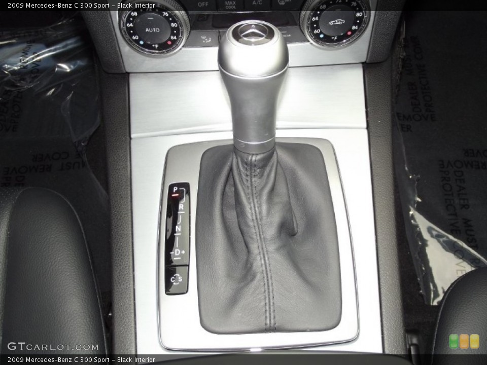 Black Interior Transmission for the 2009 Mercedes-Benz C 300 Sport #59508210