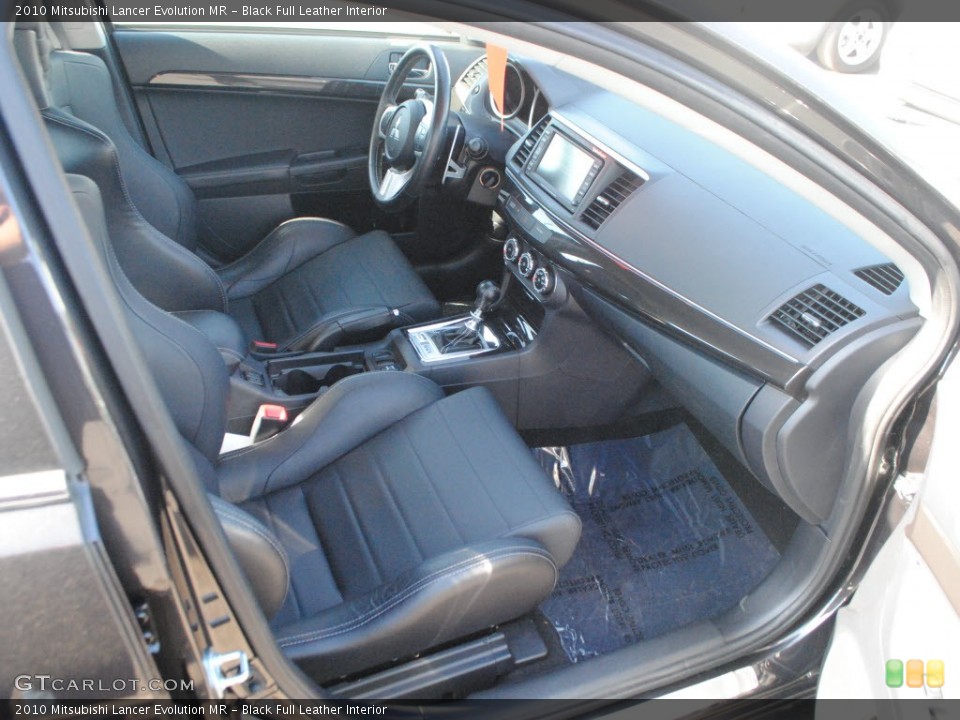 Black Full Leather Interior Photo for the 2010 Mitsubishi Lancer Evolution MR #59508981