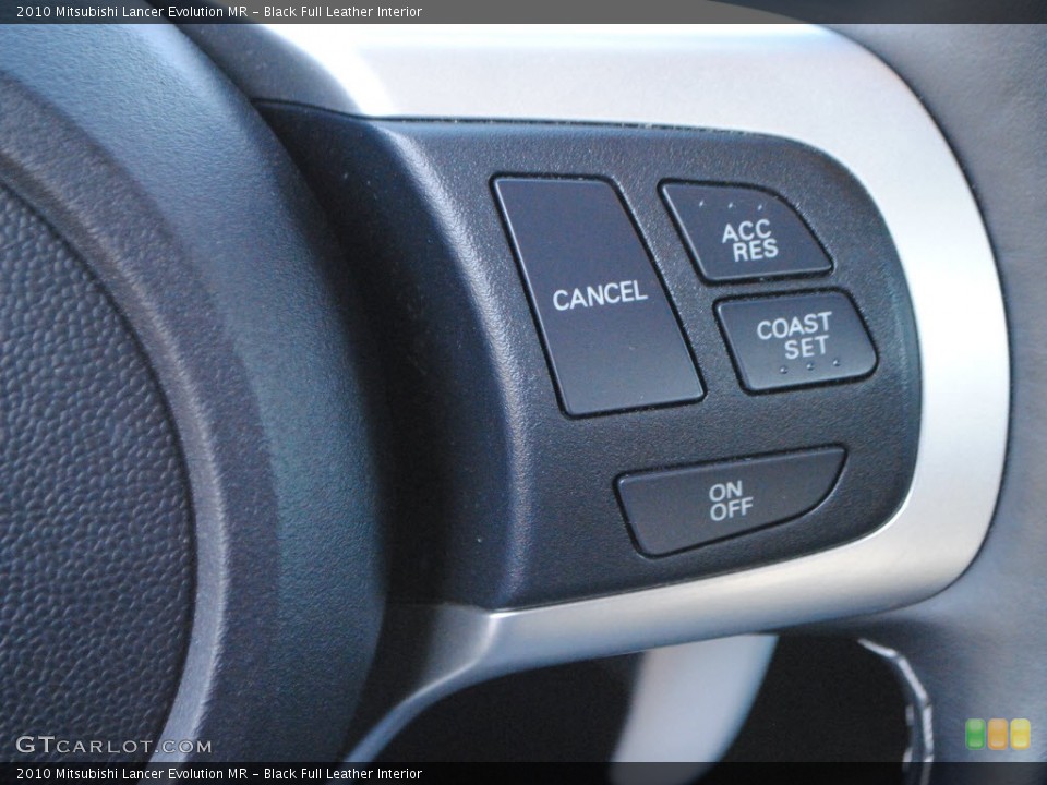 Black Full Leather Interior Controls for the 2010 Mitsubishi Lancer Evolution MR #59509143