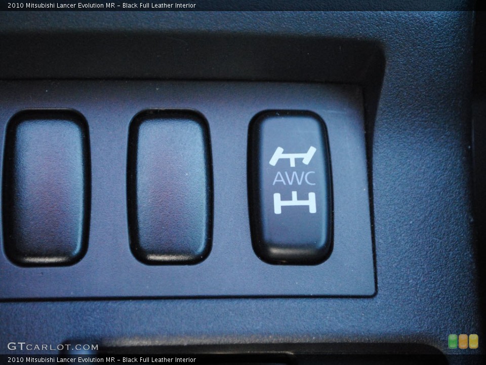Black Full Leather Interior Controls for the 2010 Mitsubishi Lancer Evolution MR #59509179