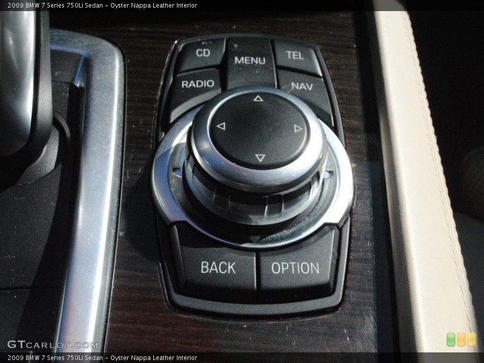 Oyster Nappa Leather Interior Controls for the 2009 BMW 7 Series 750Li Sedan #59509644