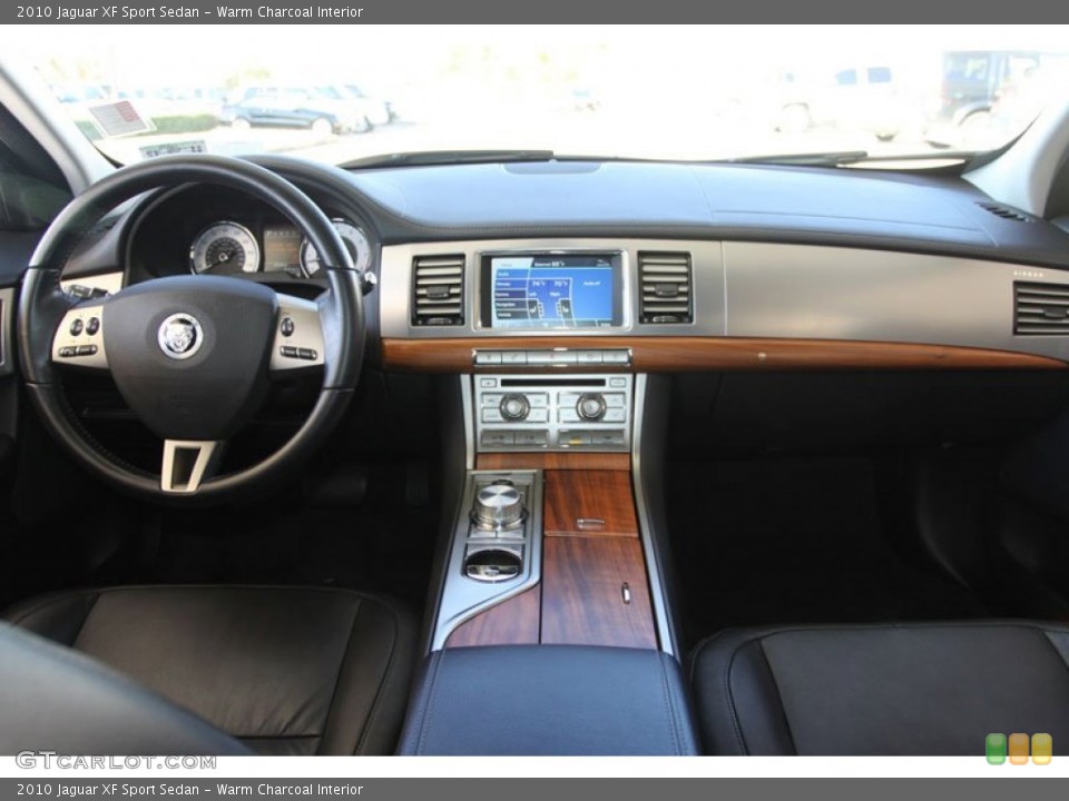 Warm Charcoal Interior Dashboard for the 2010 Jaguar XF Sport Sedan #59511345