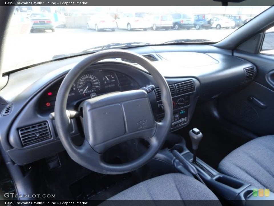 Graphite Interior Dashboard for the 1999 Chevrolet Cavalier Coupe #59511750