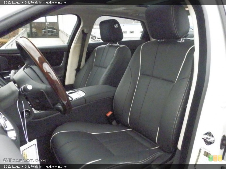 Jet/Ivory Interior Photo for the 2012 Jaguar XJ XJL Portfolio #59515237