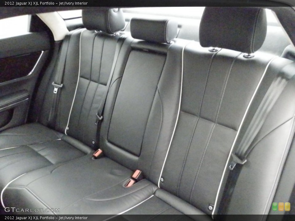 Jet/Ivory Interior Photo for the 2012 Jaguar XJ XJL Portfolio #59515247