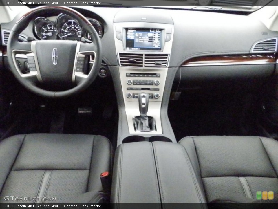 Charcoal Black Interior Dashboard for the 2012 Lincoln MKT EcoBoost AWD #59515944