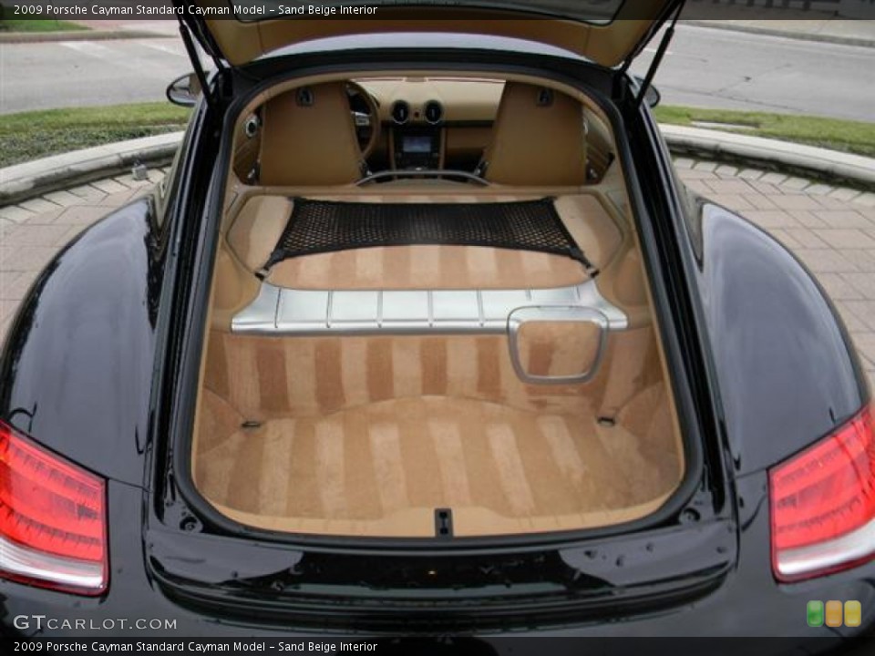 Sand Beige Interior Trunk for the 2009 Porsche Cayman  #59516052