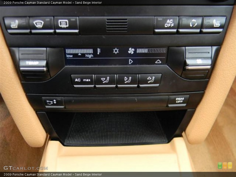 Sand Beige Interior Controls for the 2009 Porsche Cayman  #59516160