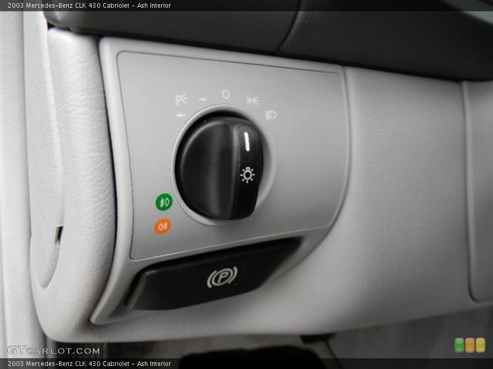 Ash Interior Controls for the 2003 Mercedes-Benz CLK 430 Cabriolet #59516460