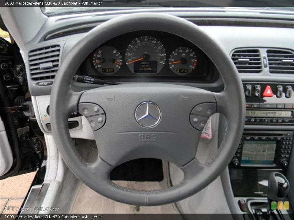 Ash Interior Steering Wheel for the 2003 Mercedes-Benz CLK 430 Cabriolet #59516478