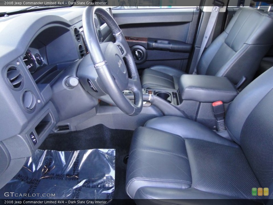 Dark Slate Gray Interior Photo for the 2008 Jeep Commander Limited 4x4 #59516805