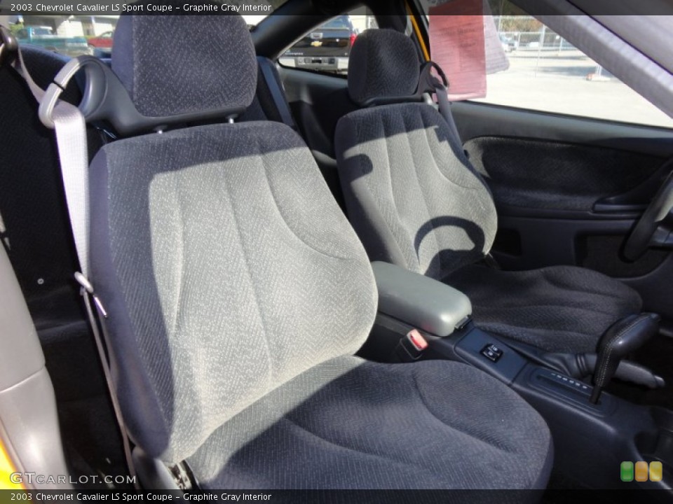 Graphite Gray Interior Photo for the 2003 Chevrolet Cavalier LS Sport Coupe #59517185