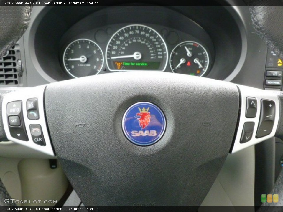 Parchment Interior Controls for the 2007 Saab 9-3 2.0T Sport Sedan #59517534