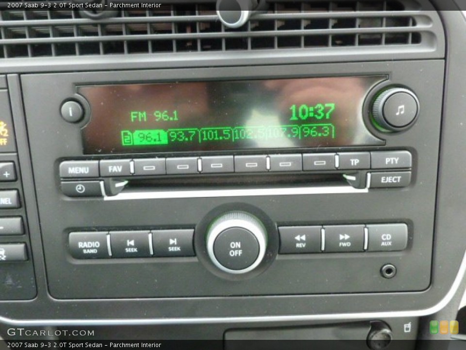 Parchment Interior Audio System for the 2007 Saab 9-3 2.0T Sport Sedan #59517540
