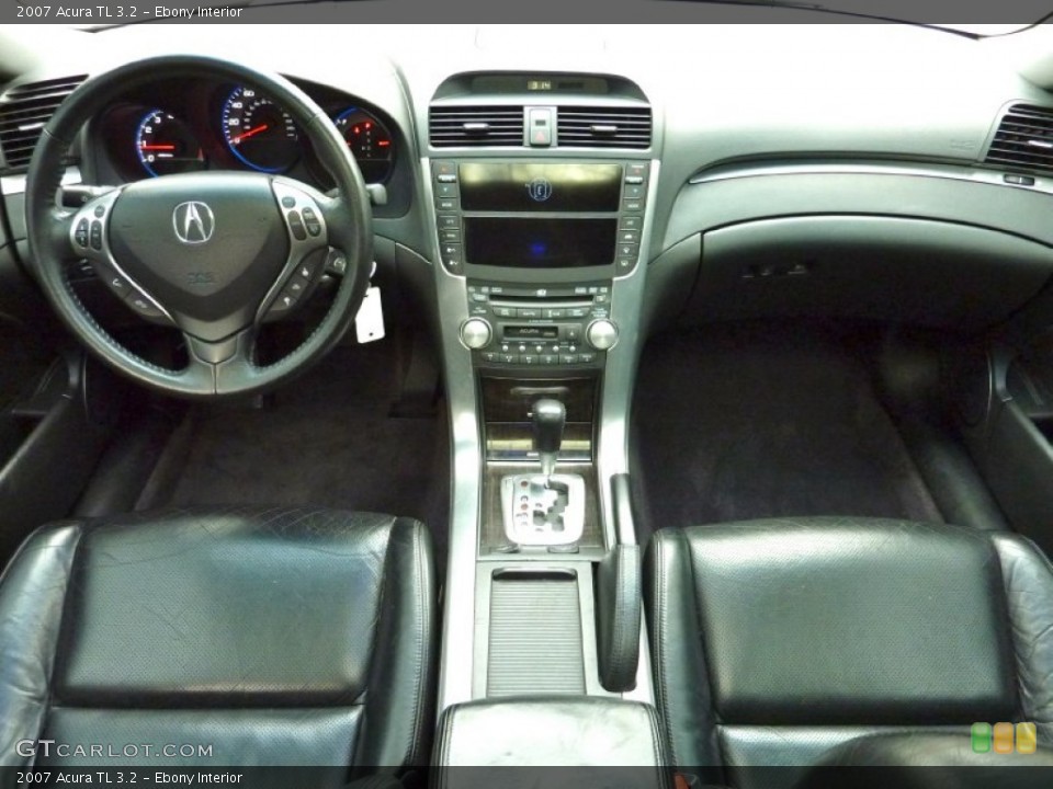 Ebony Interior Dashboard for the 2007 Acura TL 3.2 #59517624