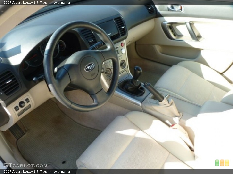 Ivory Interior Photo for the 2007 Subaru Legacy 2.5i Wagon #59519268