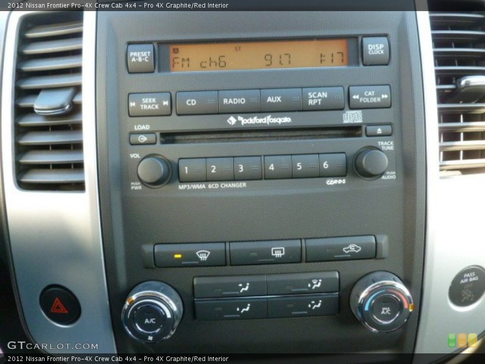 Pro 4X Graphite/Red Interior Audio System for the 2012 Nissan Frontier Pro-4X Crew Cab 4x4 #59520069