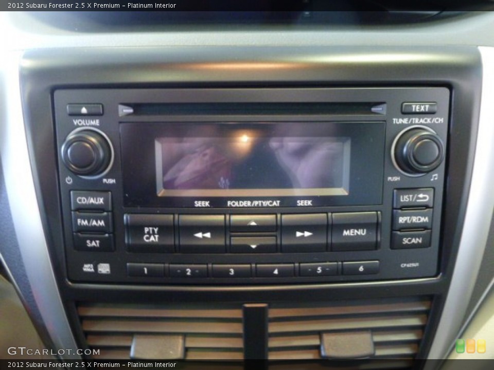 Platinum Interior Audio System for the 2012 Subaru Forester 2.5 X Premium #59520618