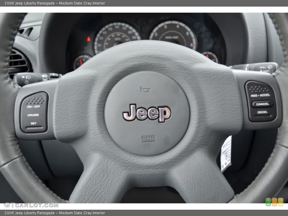Medium Slate Gray Interior Steering Wheel for the 2006 Jeep Liberty Renegade #59525293