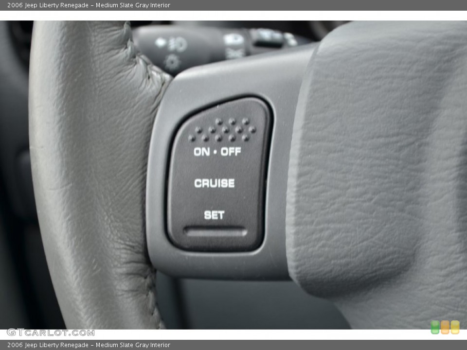 Medium Slate Gray Interior Controls for the 2006 Jeep Liberty Renegade #59525296