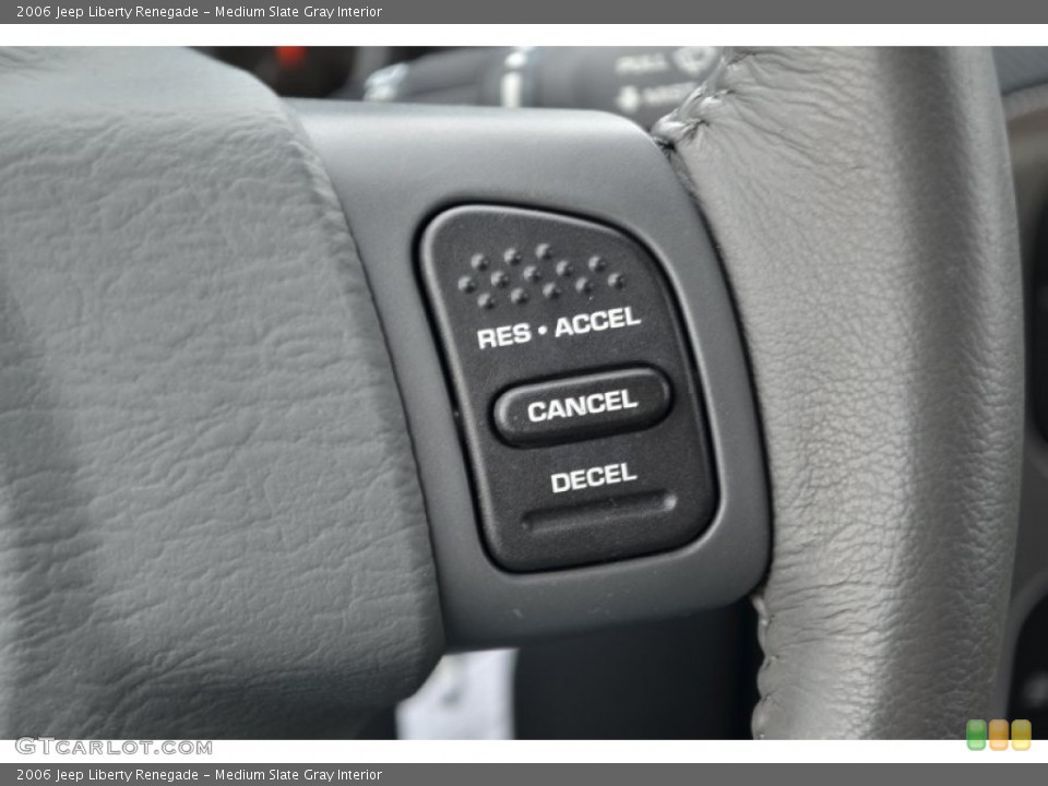 Medium Slate Gray Interior Controls for the 2006 Jeep Liberty Renegade #59525299