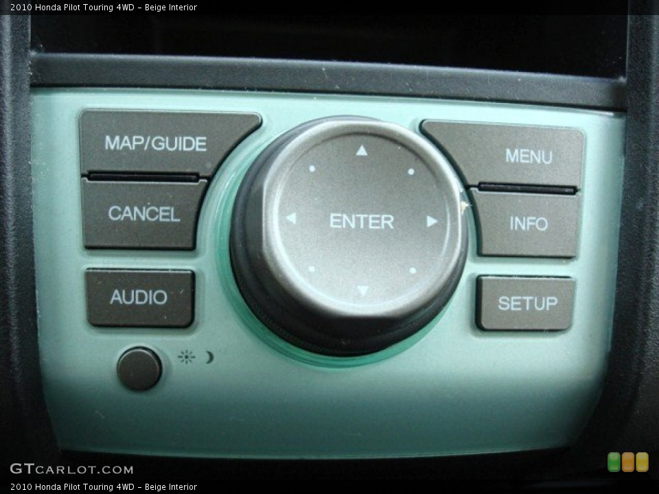 Beige Interior Controls for the 2010 Honda Pilot Touring 4WD #59527360