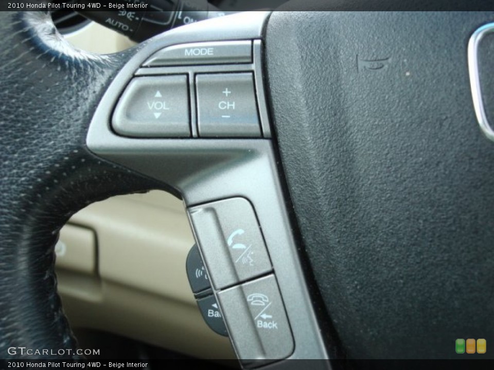 Beige Interior Controls for the 2010 Honda Pilot Touring 4WD #59527366