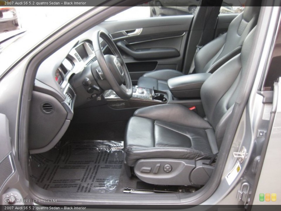 Black Interior Photo for the 2007 Audi S6 5.2 quattro Sedan #59527897
