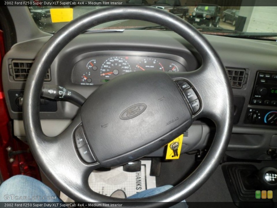 Medium Flint Interior Steering Wheel for the 2002 Ford F250 Super Duty XLT SuperCab 4x4 #59529693