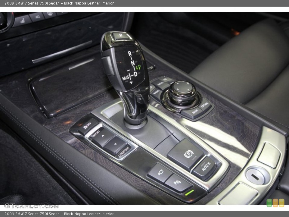 Black Nappa Leather Interior Transmission for the 2009 BMW 7 Series 750i Sedan #59530820