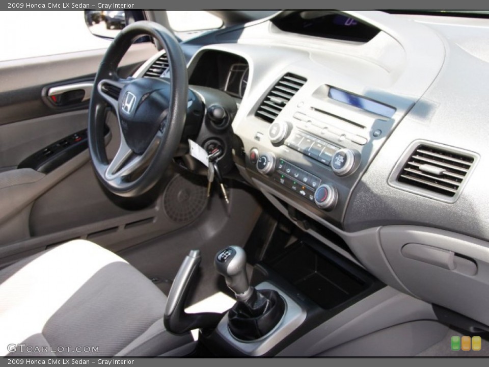 Gray Interior Dashboard for the 2009 Honda Civic LX Sedan #59531479