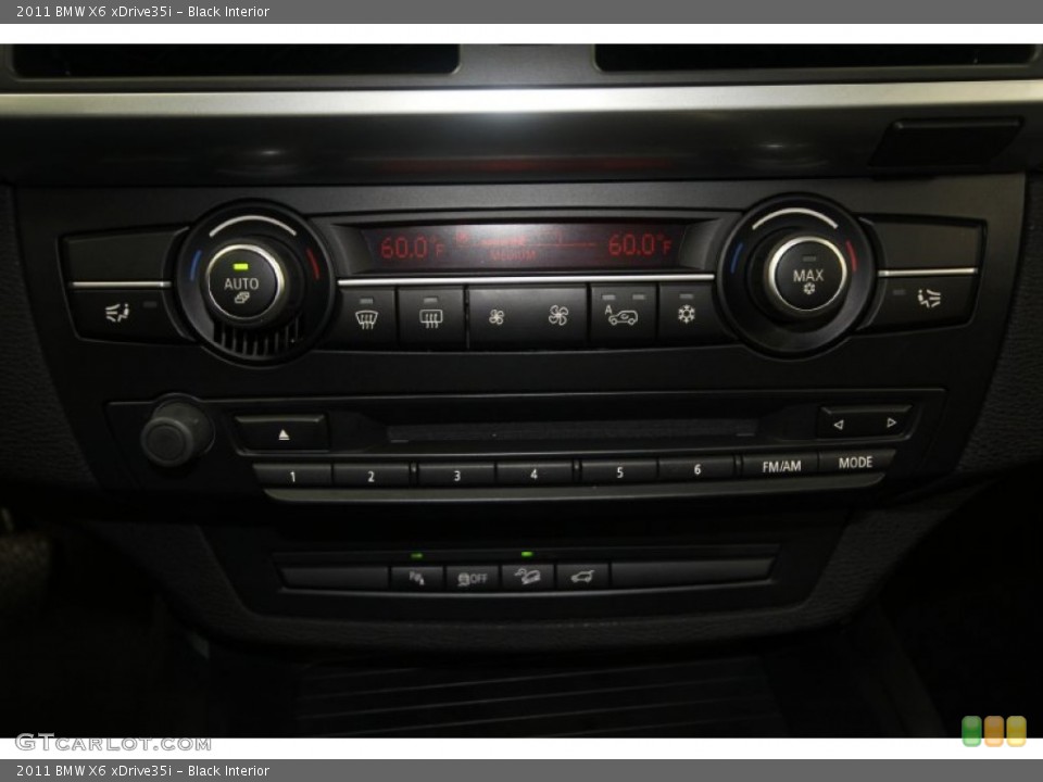 Black Interior Controls for the 2011 BMW X6 xDrive35i #59532285