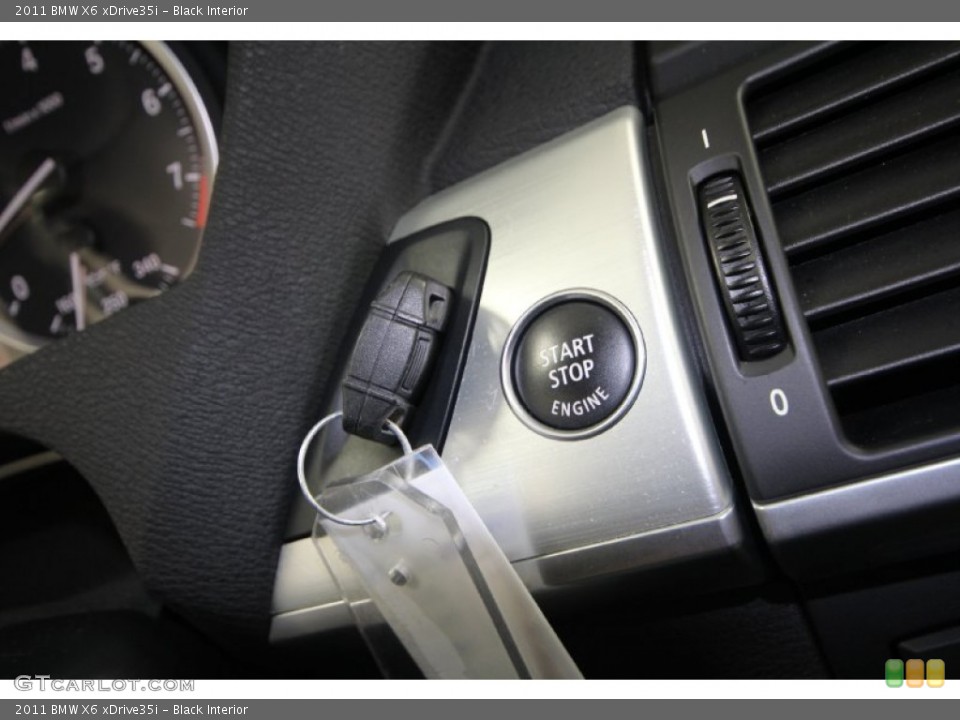 Black Interior Controls for the 2011 BMW X6 xDrive35i #59532345