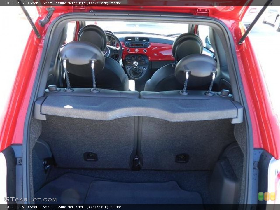 Sport Tessuto Nero/Nero (Black/Black) Interior Trunk for the 2012 Fiat 500 Sport #59532877
