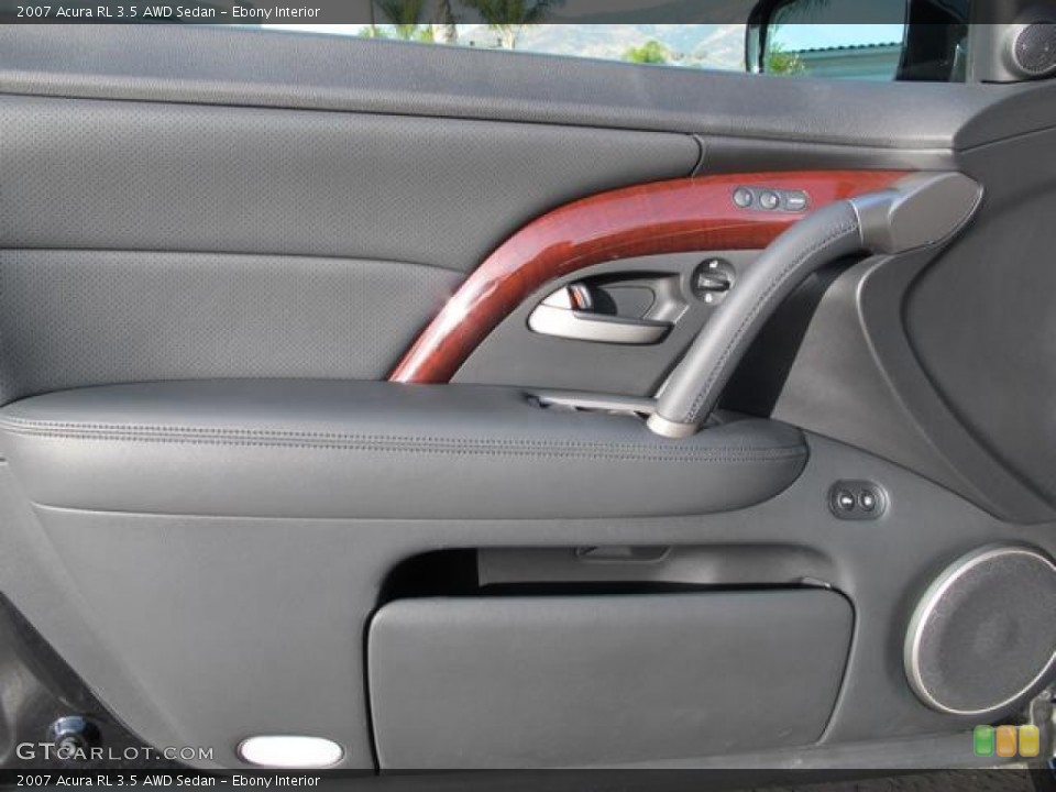 Ebony Interior Door Panel for the 2007 Acura RL 3.5 AWD Sedan #59534626