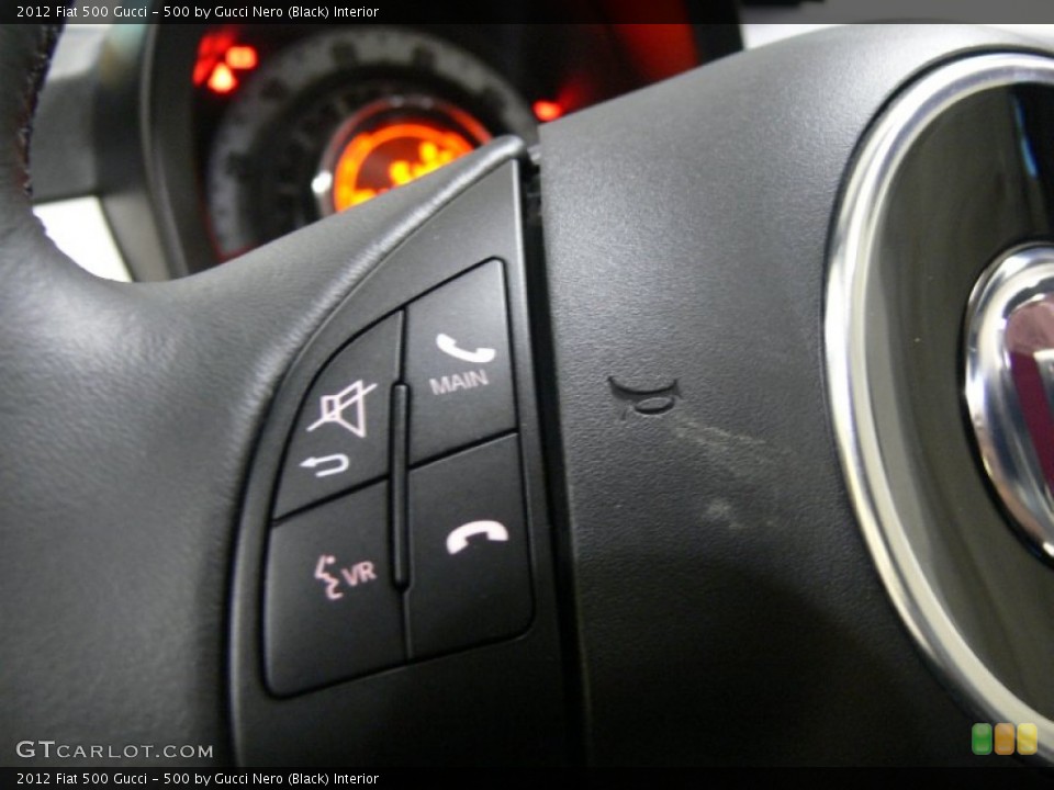 500 by Gucci Nero (Black) Interior Controls for the 2012 Fiat 500 Gucci #59534830