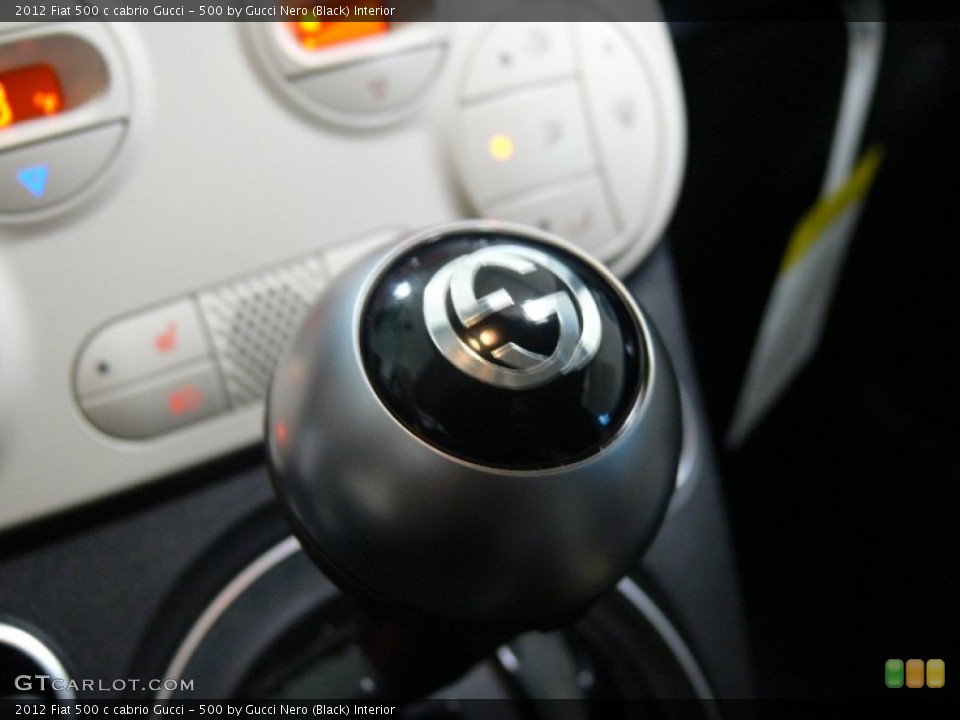 500 by Gucci Nero (Black) Interior Transmission for the 2012 Fiat 500 c cabrio Gucci #59535463