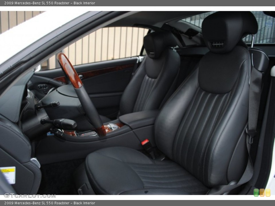 Black Interior Photo for the 2009 Mercedes-Benz SL 550 Roadster #59536611