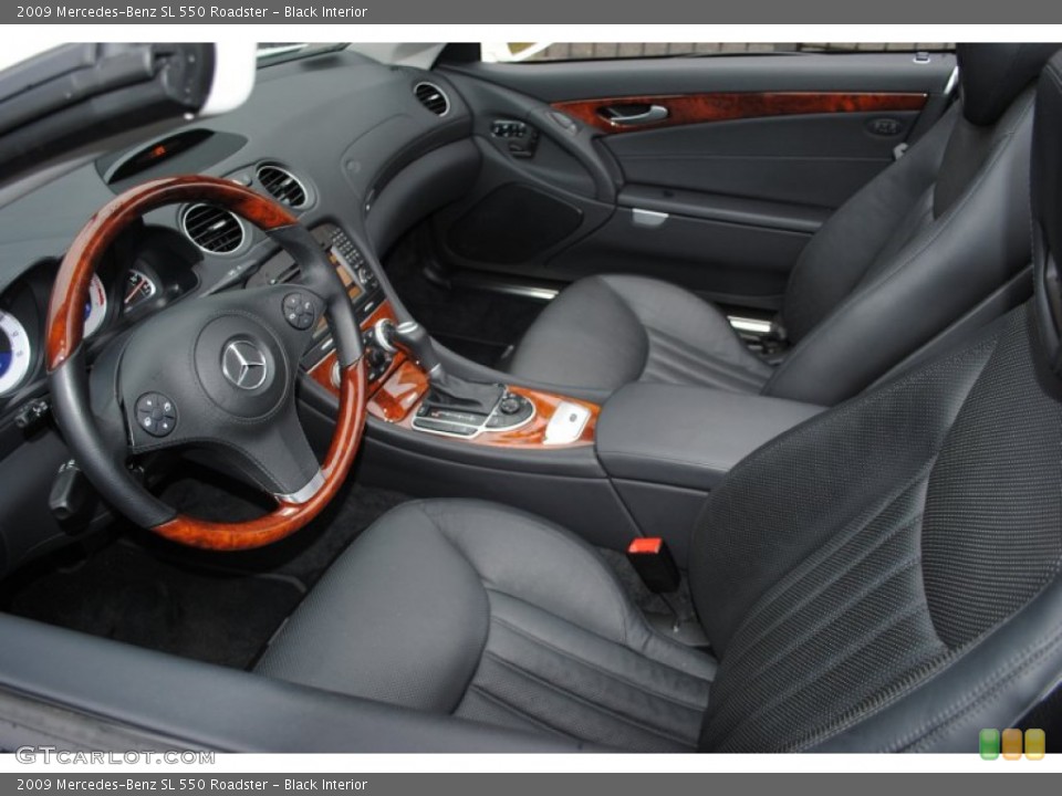 Black Interior Photo for the 2009 Mercedes-Benz SL 550 Roadster #59536657