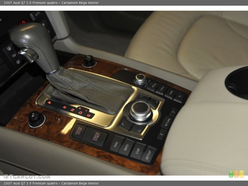 Cardamom Beige Interior Transmission for the 2007 Audi Q7 3.6 Premium quattro #59537659